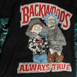 Backwoods Rick n Morty tee